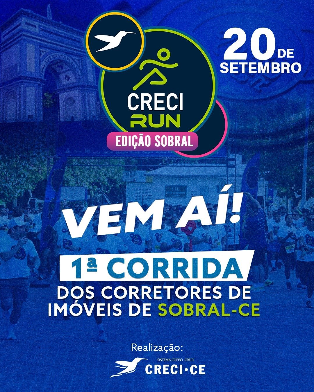 🏃‍♂️ 1ª CORRIDA DOS CORRETORES DE IMÓVEIS DE SOBRAL 🏃‍♀️