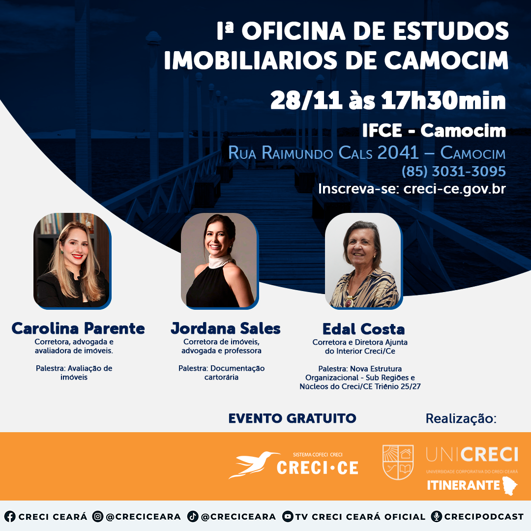 1ª Oficina do Mercado Imobiliário de Camocim