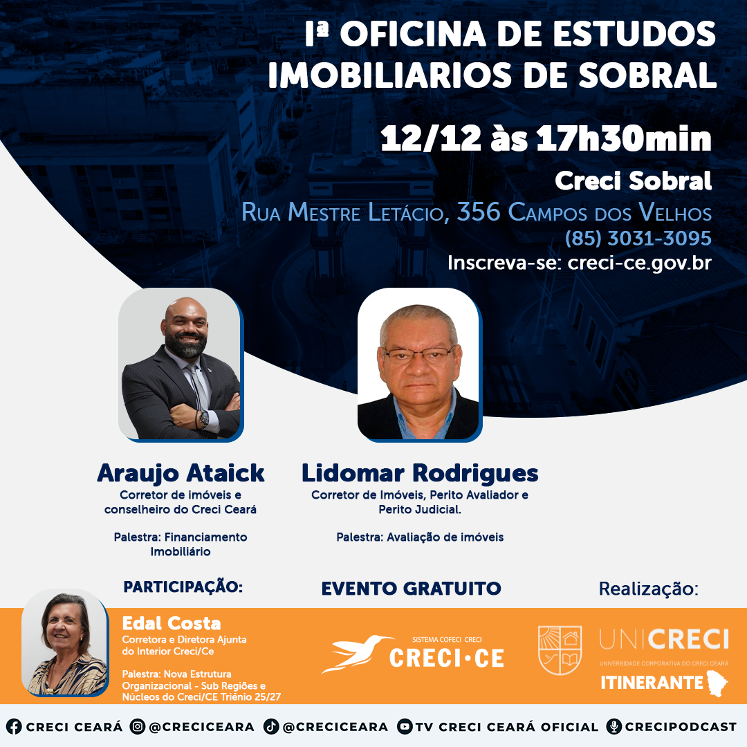 1ª Oficina do Mercado Imobiliário de Sobral