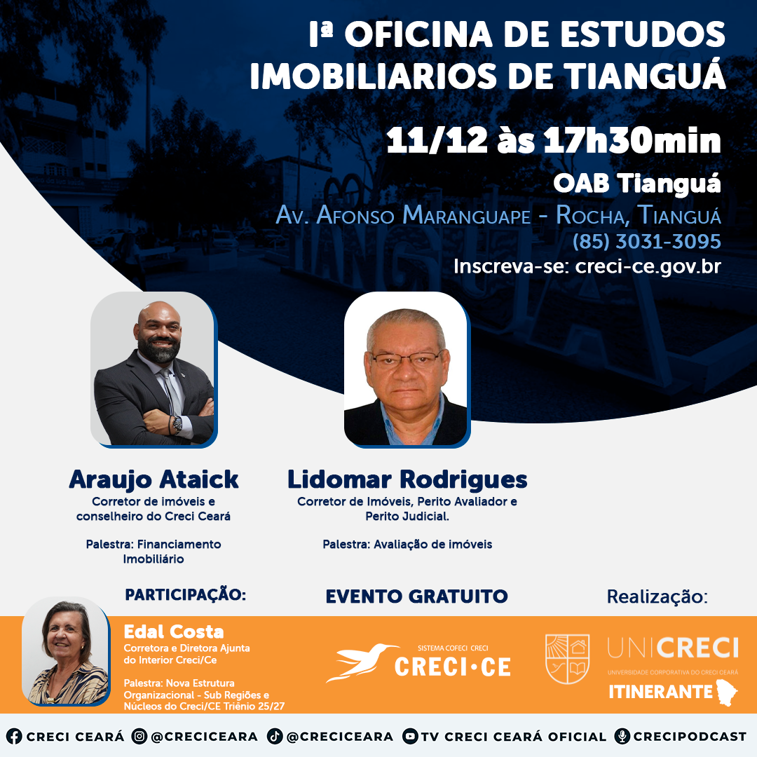 1ª Oficina do Mercado Imobiliário de Tianguá