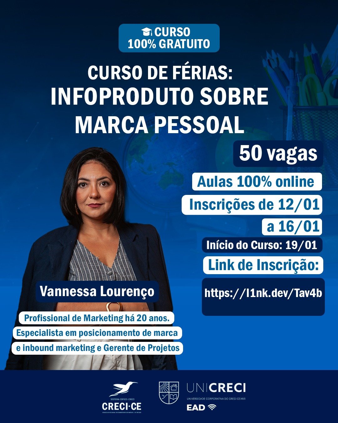 Curso de Férias – Infoproduto sobre Marca Pessoal | 100% Gratuito 