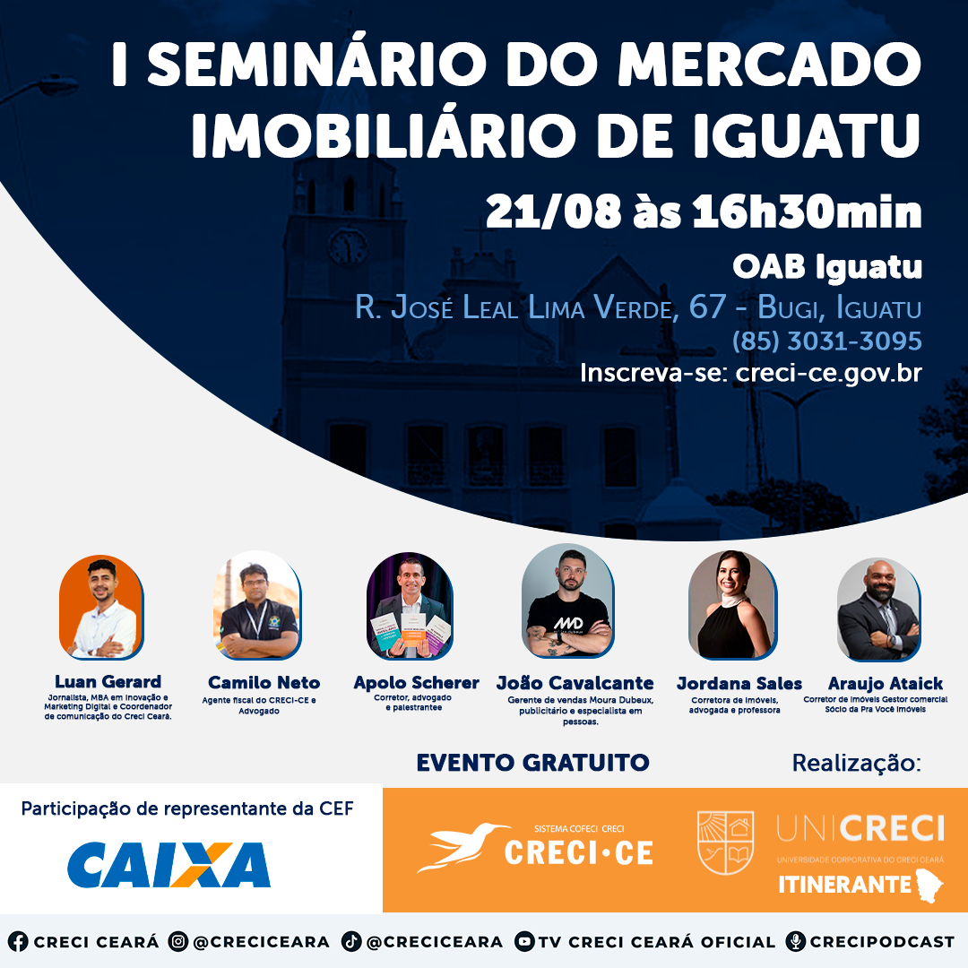 I SEMINÁRIO DO MERCADO IMOBILIÁRIO DE IGUATU