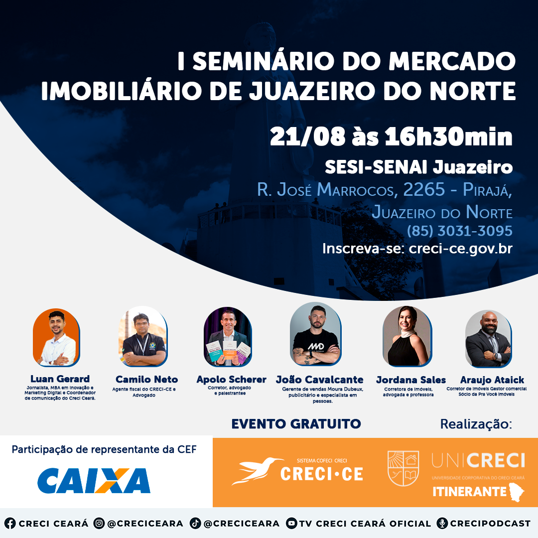 I SEMINÁRIO DO MERCADO IMOBILIÁRIO DE JUAZEIRO DO NORTE