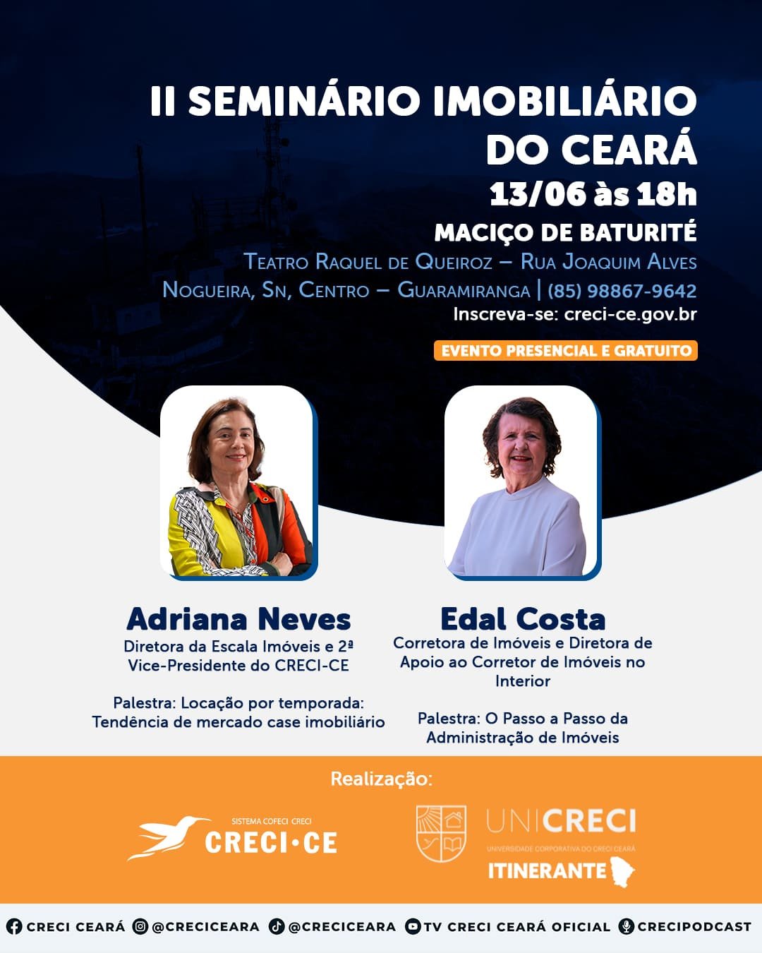 II SEMINÁRIO DO MERCADO IMOBILIÁRIO DO CEARÁ - Maciço de Baturité 