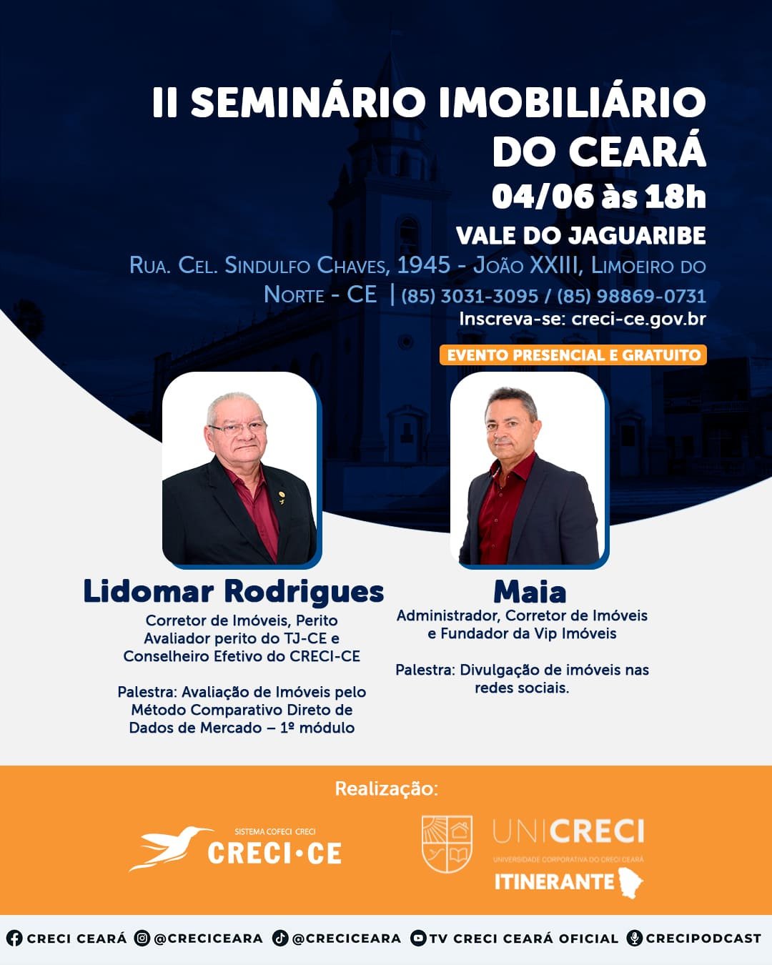 II SEMINÁRIO DO MERCADO IMOBILIÁRIO DO CEARÁ - Vale do Jaguaribe 