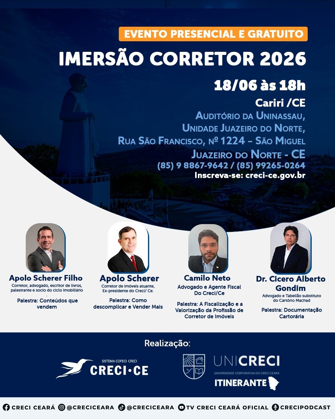 IMERSÃO CORRETOR 2026 – CARIRI