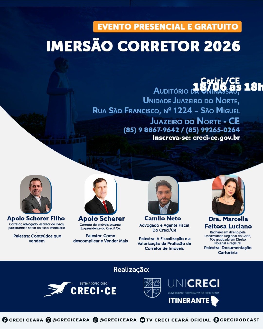 IMERSÃO CORRETOR 2026 – CARIRI