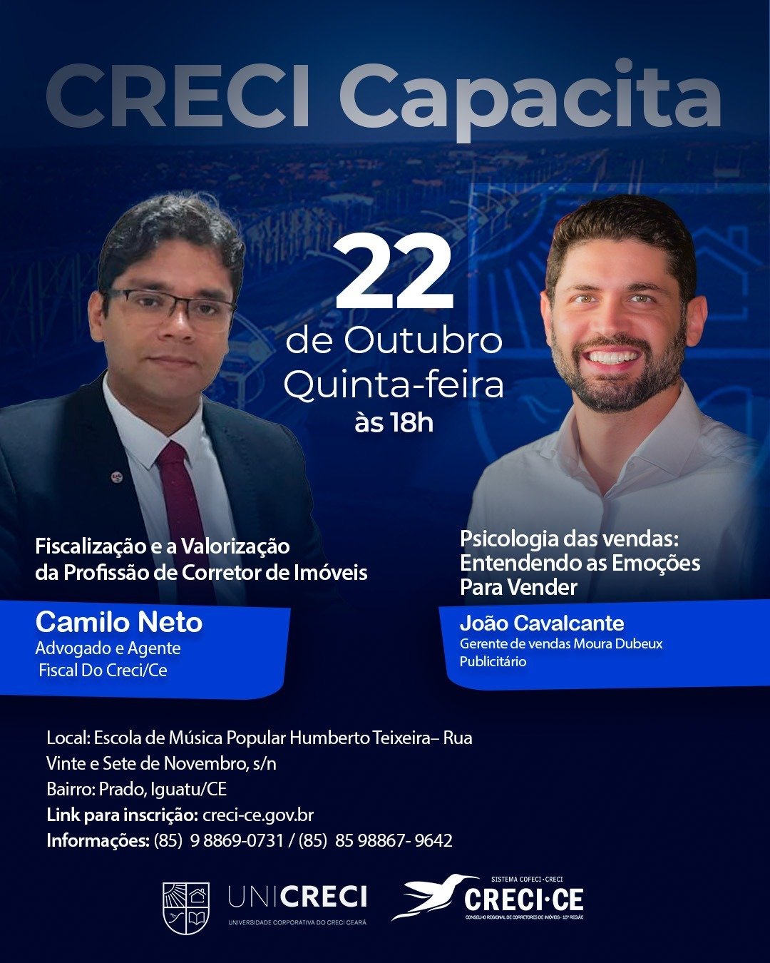 PALESTRA IGUATU 22/10/2026